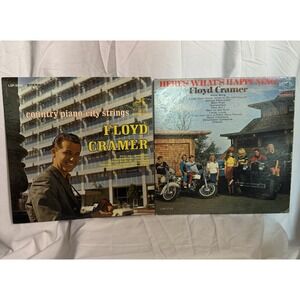 VTG Floyd Cramer Lp Vinyl Country Piano City Strings Here's What's Happening